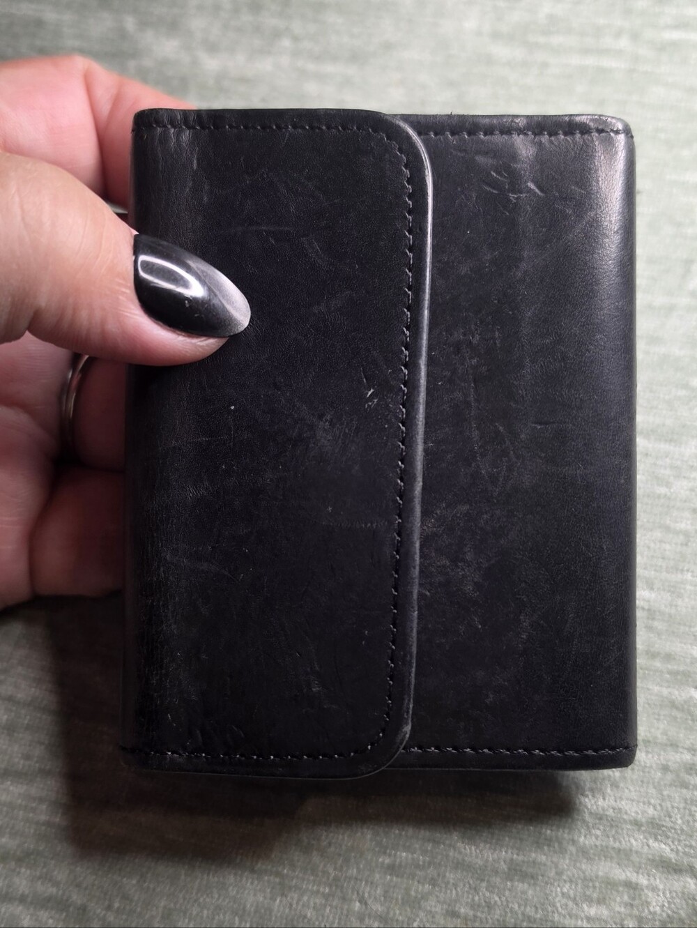 Black Vintage Coach Card/Coin Wallet Unisex Men Or Wo… - Gem